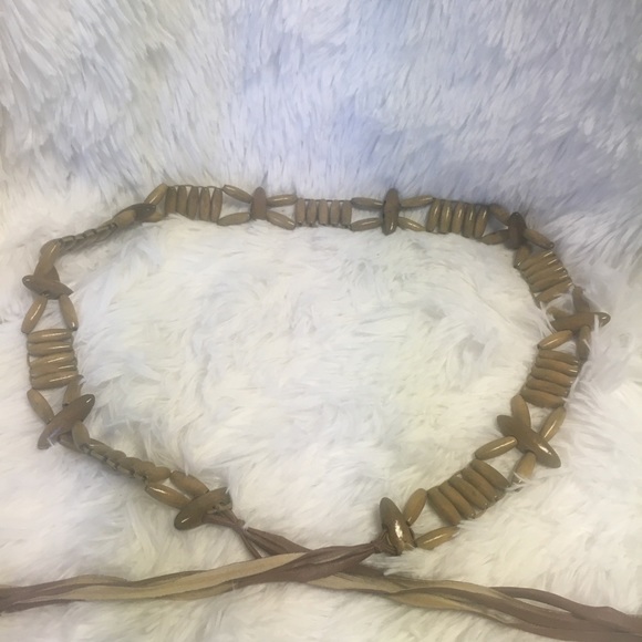 Vintage Beaded Fringe Hipster Belt